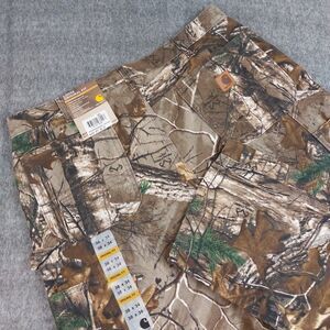 Carhartt Mens 38x34(37x35) Realtree Camo Carpenter Pants Made in USA B235977 NWT